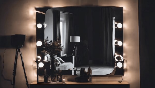 Miroir noir : idées pour agrandir visuellement votre espace